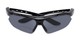 Folded of The Topsail Bifocal Reading Sunglasses in Black/Blue with Smoke
