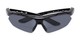 Folded of The Topsail Bifocal Reading Sunglasses in Black/Grey with Smoke