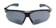 Front of The Topsail Bifocal Reading Sunglasses in Black/Blue with Smoke