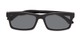 Folded of The Twist Polarized Magnetic Reading Sunglasses in Glossy Black