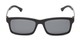 Front of The Twist Polarized Magnetic Reading Sunglasses in Matte Black