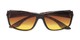 Folded of The Utah Driving Bifocal Reading Sunglasses in Tortoise with Amber