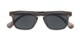 Folded of The Vinton Reading Sunglasses in Grey with Smoke