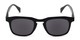 Front of The Vinton Reading Sunglasses in Black with Smoke