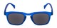 Front of The Vinton Reading Sunglasses in Blue with Smoke