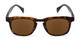 Front of The Vinton Reading Sunglasses in Tortoise with Amber