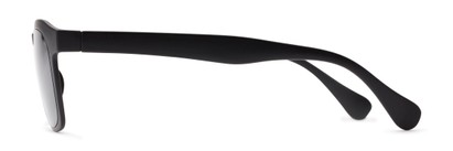 Side of The Vinton Reading Sunglasses in Black with Smoke