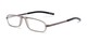 Angle of The Weston in Grey, Women's and Men's Oval Reading Glasses