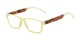 Angle of The Wheat in Green/Tortoise, Women's Rectangle Reading Glasses