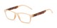 Angle of The Wheat in Tan/Tortoise, Women's Rectangle Reading Glasses