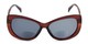 Front of The Wink Bifocal Reading Sunglasses in Brown with Smoke