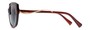 Side of The Wink Bifocal Reading Sunglasses in Brown with Smoke