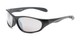 Angle of The Zeek Bifocal Reading Sunglasses in Matte Black with Grey, Women's and Men's Sport & Wrap-Around Reading Sunglasses