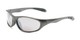Angle of The Zeek Bifocal Reading Sunglasses in Matte Grey with Grey, Women's and Men's Sport & Wrap-Around Reading Sunglasses