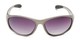 Front of The Zeek Bifocal Reading Sunglasses in Glossy Grey with Smoke Lenses