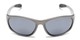 Front of The Zeek Bifocal Reading Sunglasses in Glossy Grey with Grey