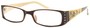 Angle of The Yolanda in Brown and Cream Frame, Women's and Men's  