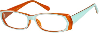 Angle of The Rosie in Mint Green/Orange, Women's and Men's  