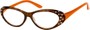 Angle of The Candy in Orange/Brown Tortoise, Women's and Men's  