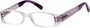 Angle of The Reagan in Clear/Purple, Women's and Men's  