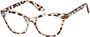 Angle of The Tamara in Clear/Brown Leopard, Women's and Men's  