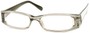 Angle of The Rae in Clear and White, Women's Rectangle Reading Glasses