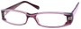 Angle of The Rae in Purple and Lavender, Women's Rectangle Reading Glasses