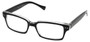 Angle of The Bayside in Black and Clear Frame, Women's and Men's  