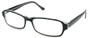 Angle of The Glenwood in Black and Clear Frame, Women's and Men's  