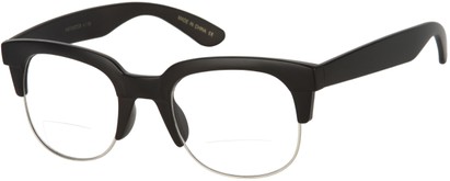 Angle of The Cleveland Bifocal in Matte Black, Women's and Men's  