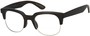Angle of The Cleveland Bifocal in Matte Black, Women's and Men's  