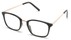 Angle of The Roland in Black/Gold, Women's and Men's Square Reading Glasses
