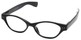 Angle of The Cat in Black, Women's Cat Eye Reading Glasses