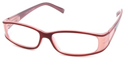 Angle of The Mia in Red and Pink Frame, Women's and Men's  