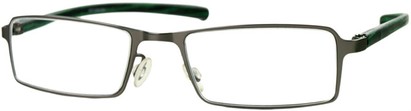 Angle of The Fresno in Grey and Green, Women's and Men's  