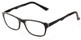 Angle of The Candice Aluminum Reader in Black, Women's and Men's Cat Eye Reading Glasses