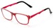 Angle of The Candice Aluminum Reader in Burgundy Red, Women's and Men's Cat Eye Reading Glasses
