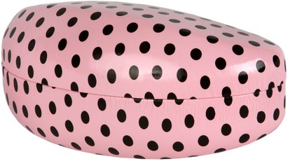 Angle of Extra Large Polka Dot Case in Pink Polka Dot, Women's and Men's  