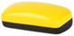Angle of Large Colorblock Case in Yellow/Black, Women's and Men's  Hard Cases