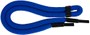 Angle of Neon Sporty Eyewear Retainer Cord in Neon Blue, Women's and Men's  Neck Cords