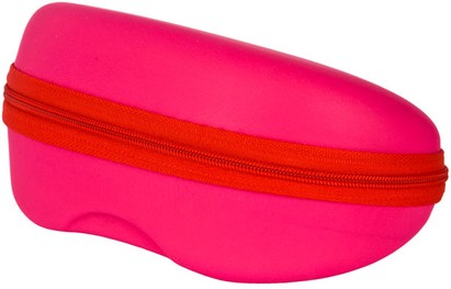 Angle of Extra Large Zip-Shut Case in Hot Pink, Women's and Men's  Hard Cases