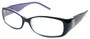 Angle of The Marie in Black and Purple Frame, Women's and Men's  