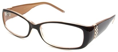 Angle of The Marie in Brown and Orange Frame, Women's and Men's  