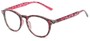 Angle of The Holden in Pink Tortoise, Women's and Men's Round Reading Glasses