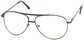 Angle of The Walter Bifocal in Grey, Women's and Men's Aviator Reading Glasses