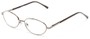 Angle of The Arlington in Grey, Women's and Men's Oval Reading Glasses