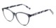 Angle of The Eden Signature Reader in Grey/Black Tortoise, Women's Cat Eye Reading Glasses