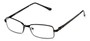 Angle of The Carpenter in Black, Women's and Men's Rectangle Reading Glasses