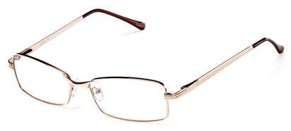 Angle of The Carpenter in Gold, Women's and Men's Rectangle Reading Glasses