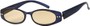 Angle of The Dover Flexible Computer Reader in Matte Blue, Women's and Men's Oval Reading Glasses